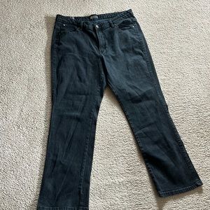 Black bootcut Aura jeans